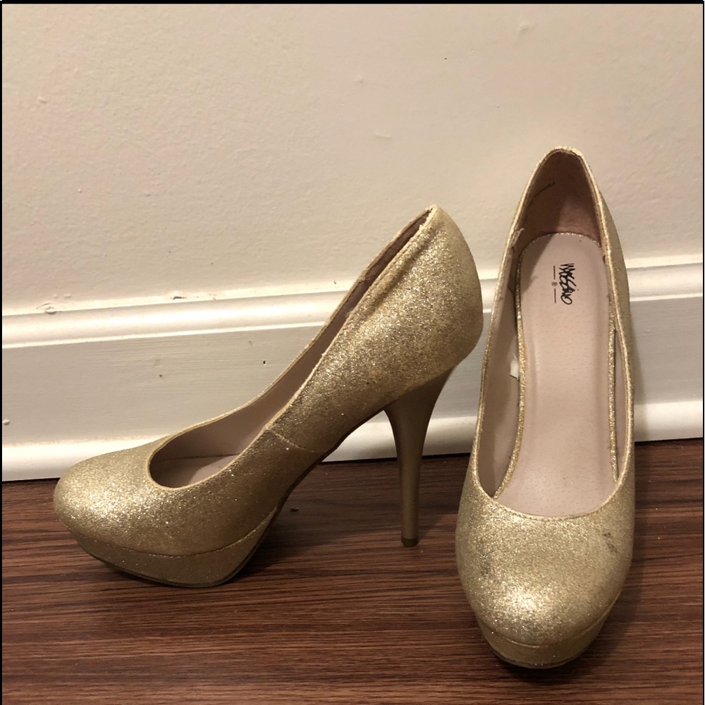 Gold heels